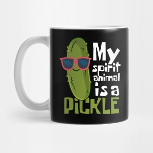 My Spirit Animal Is A Pickle Funny Mug